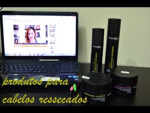 Imagem video aula angelica martins dicas de beleza produtos para cabelos ressecados.webp