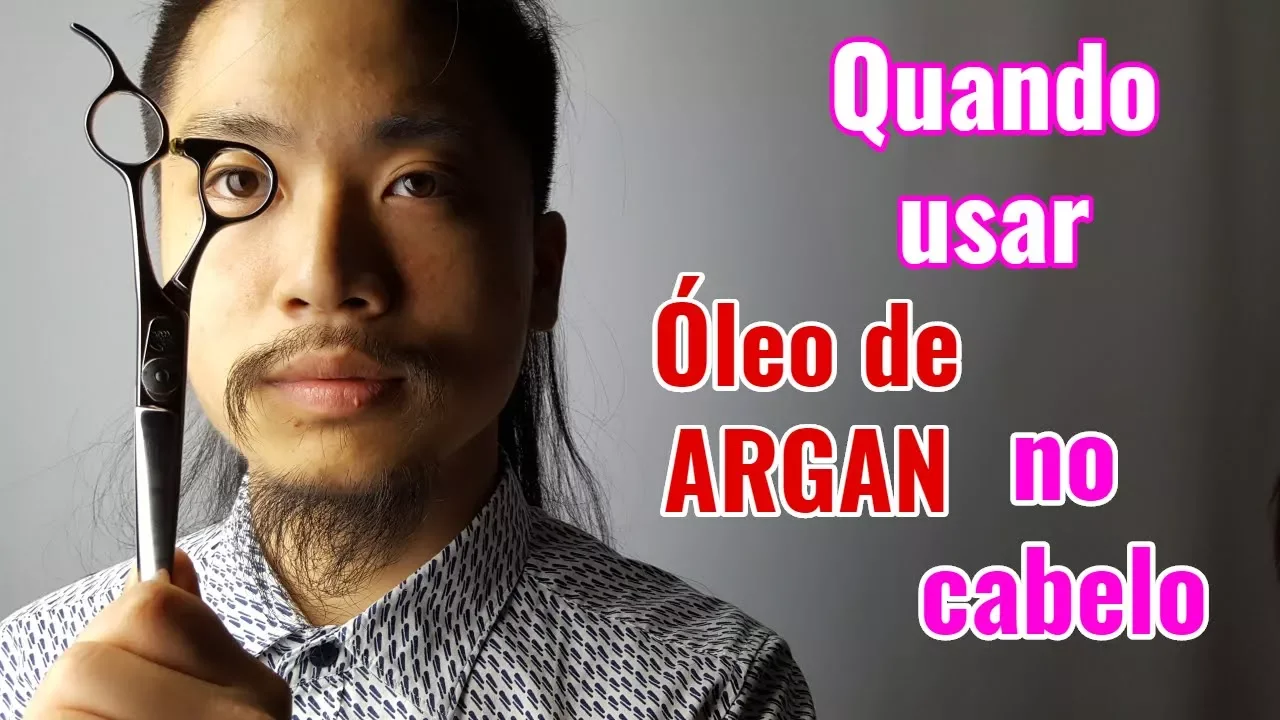 Imagem video aula bruno kotama cabeleireiro como usar oleo de argan no cabelo bruno kotama.webp