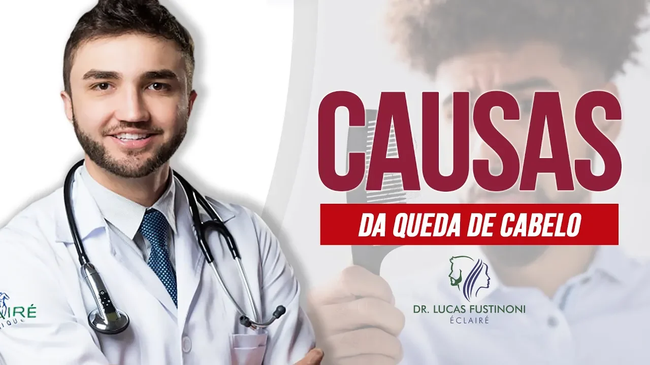 Imagem video aula doutor lucas fustinoni cabelo de mulher queda de cabelo principais causas e motivos da alopcia dr lucas fustinoni.webp