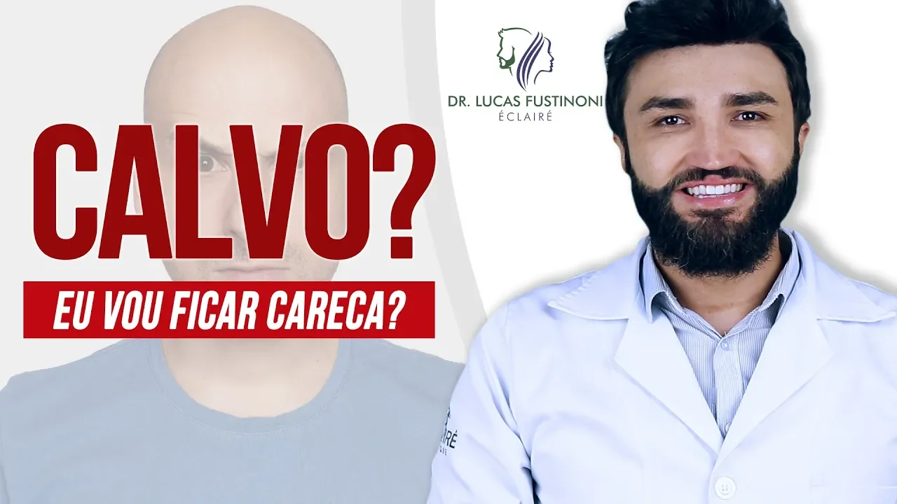 Imagem video aula doutor lucas fustinoni cabelo de mulher ser que eu vou ficar calvo meu cabelo esta caindo calvicie dr lucas fustinoni.webp