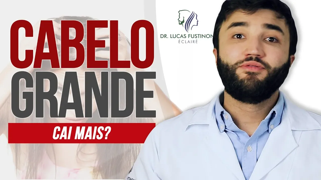 Imagem video aula doutor lucas fustinoni cabelo de mulher tamanho do cabelo influncia na queda dr lucas fustinoni.webp