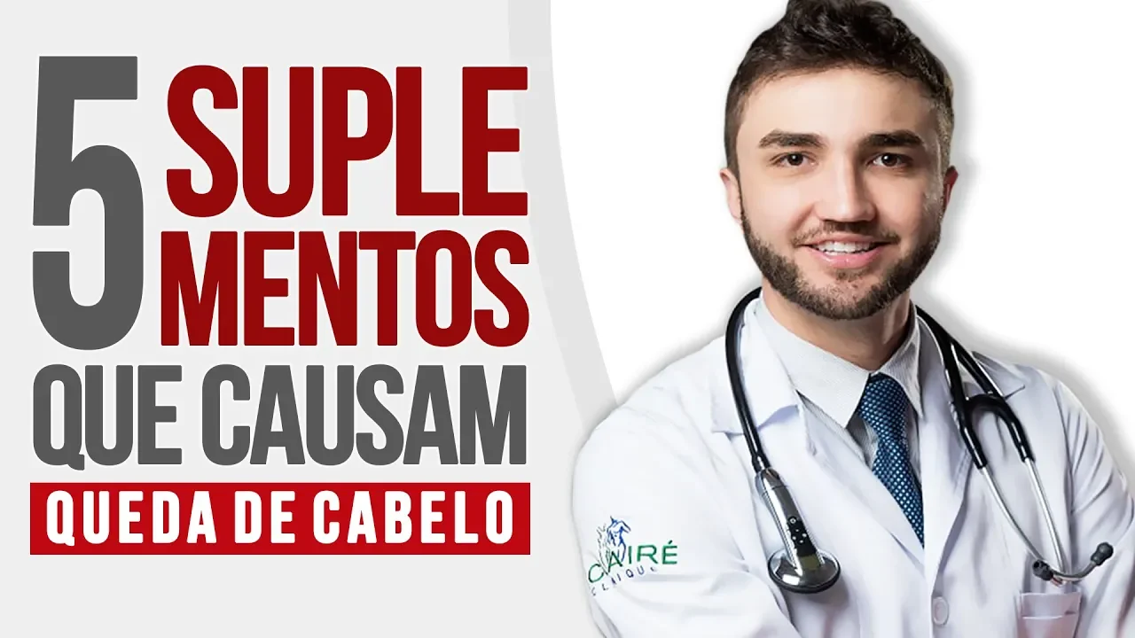 Imagem video aula doutor lucas fustinoni cuidados com cabelo 5 suplementos que causam queda de cabelo e calvicie dr.webp