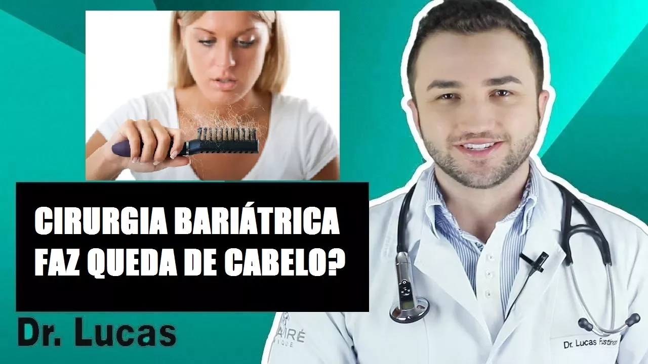 Imagem video aula doutor lucas fustinoni cuidados com cabelo cirurgia bariatrica causa queda de cabelo dr.webp