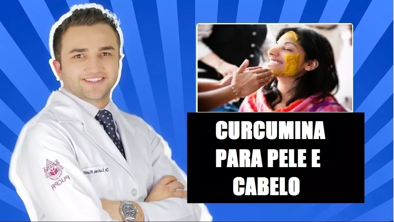 Imagem video aula doutor lucas fustinoni cuidados com cabelo curcumina acafrao da terra funciona para pele e cabelo dr.webp