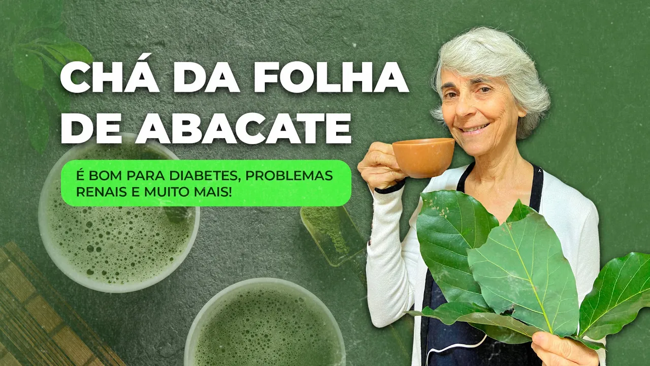 Imagem video aula doutora angela xavier alimentacao cha da folha de abacate e bom para diabetes problemas renais e muito mais.webp