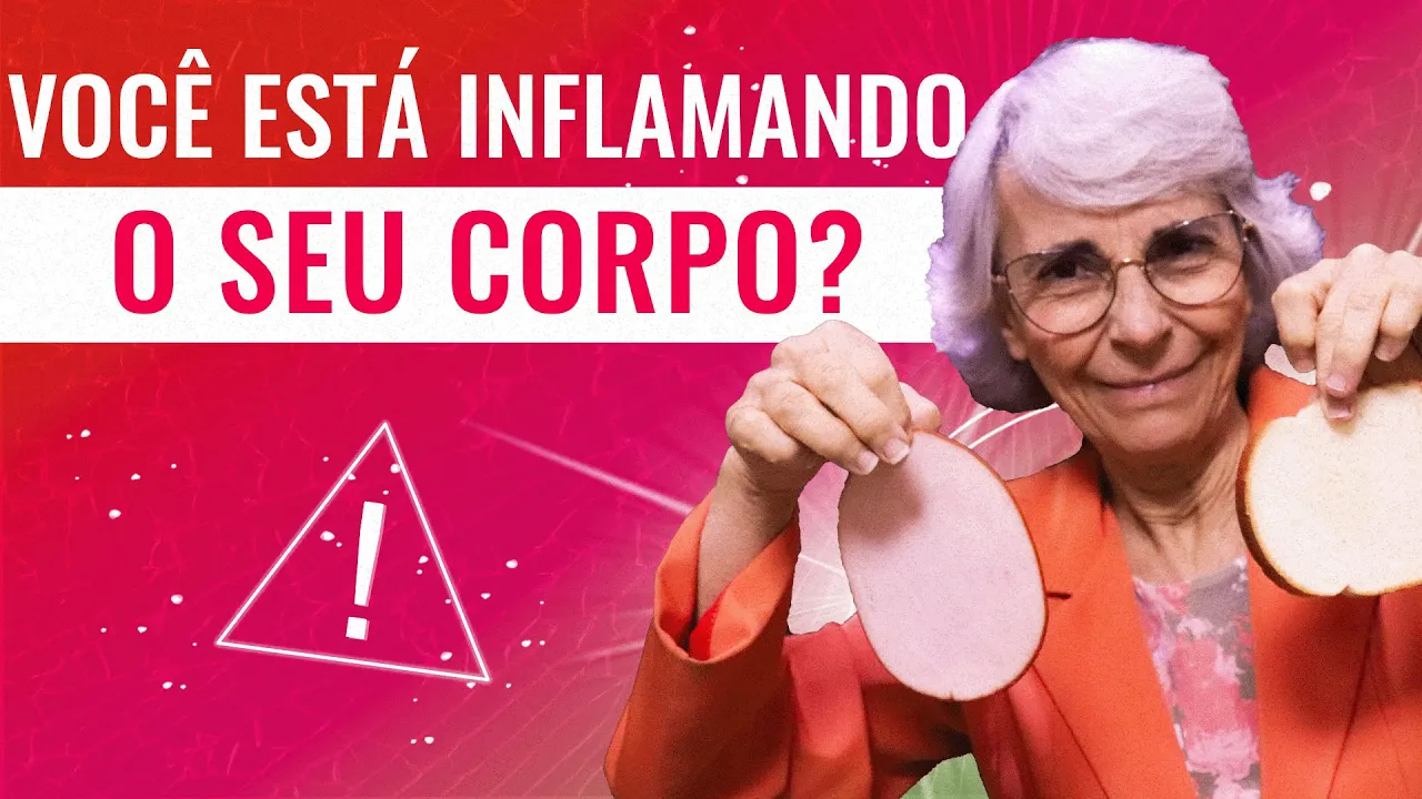 Imagem video aula doutora angela xavier saude tratamentos alimentos do dia a dia que inflamam muito o seu corpo.webp