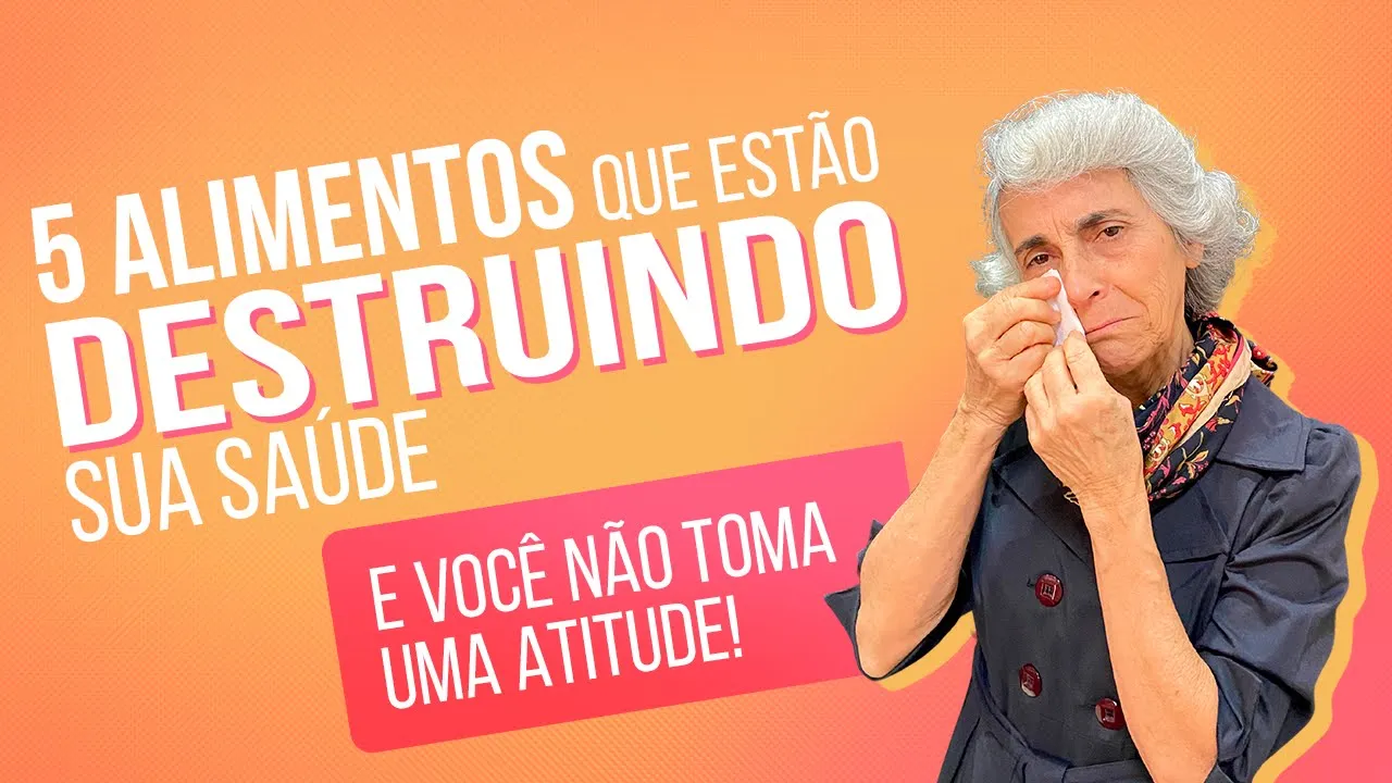 Imagem video aula doutora angela xavier saude tratamentos alimentos que voce nunca deve comer para manter a saude.webp
