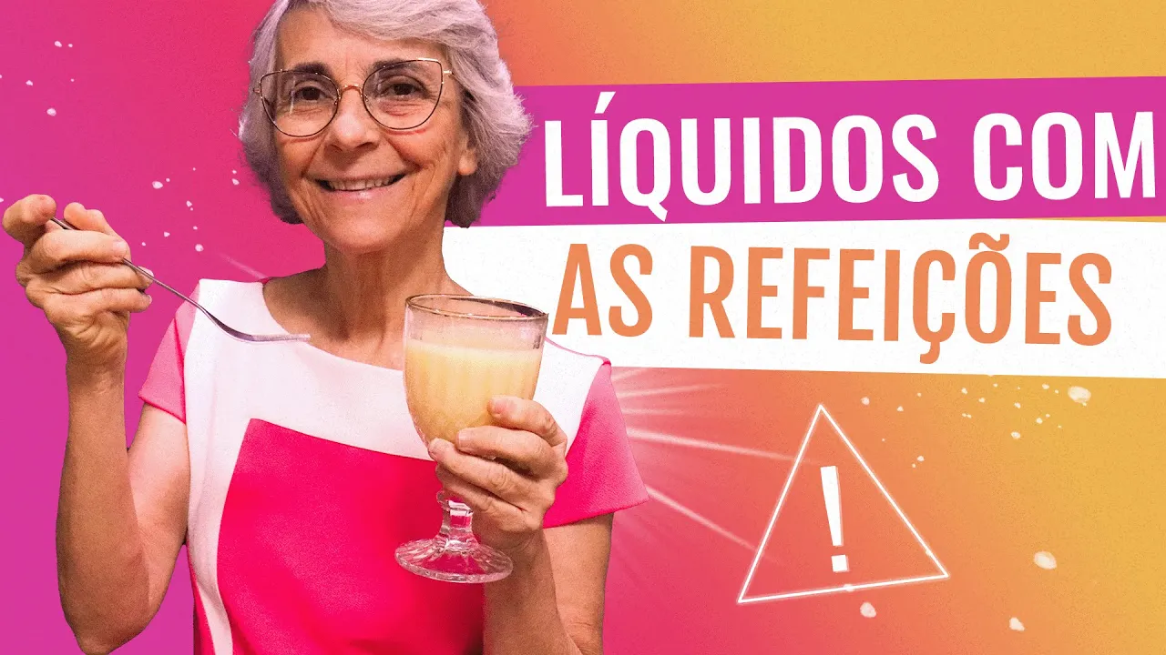 Imagem video aula doutora angela xavier saude tratamentos beber durante as refeicoes faz mal.webp