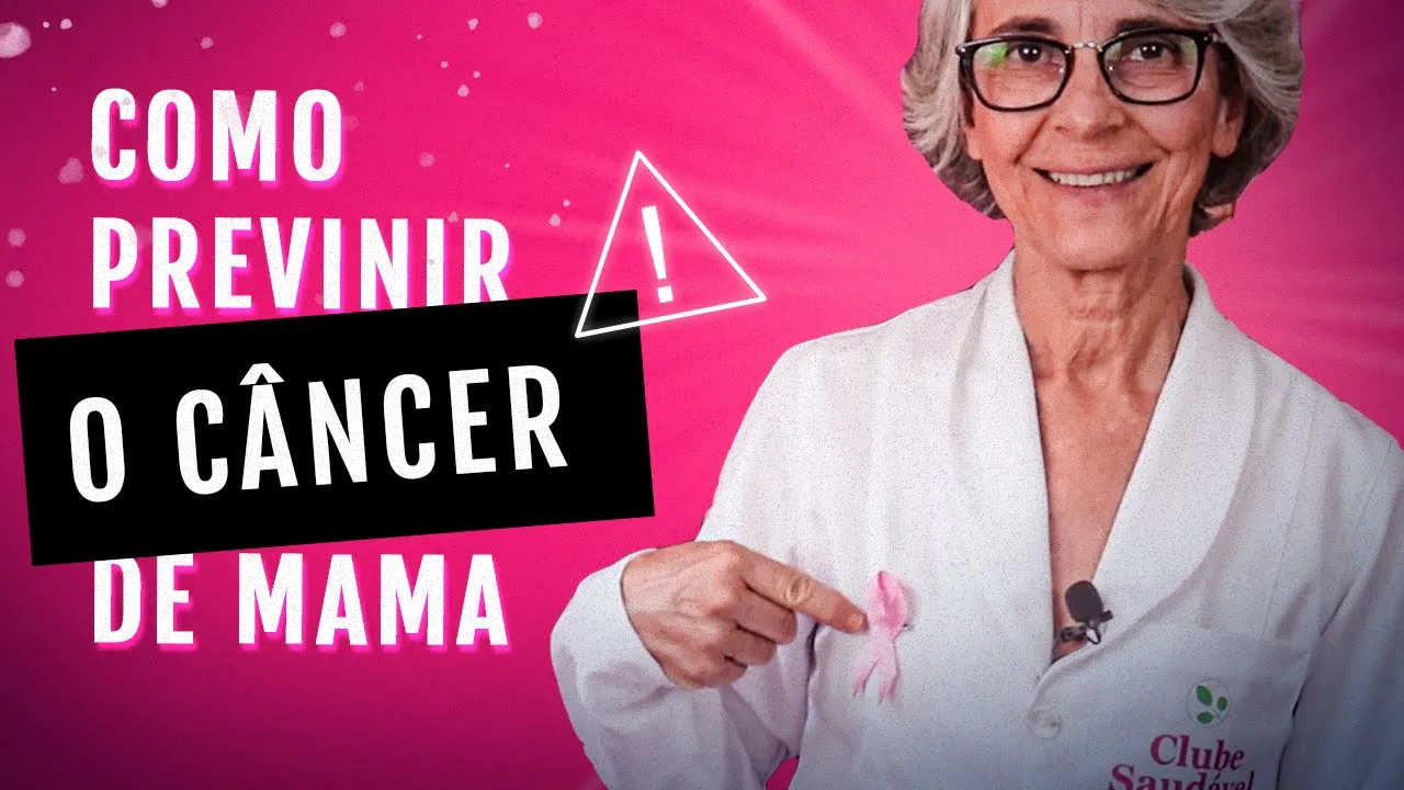 Imagem video aula doutora angela xavier saude tratamentos cancer de mama como surge tem como prevenir quem faz parte do grupo de risco.webp