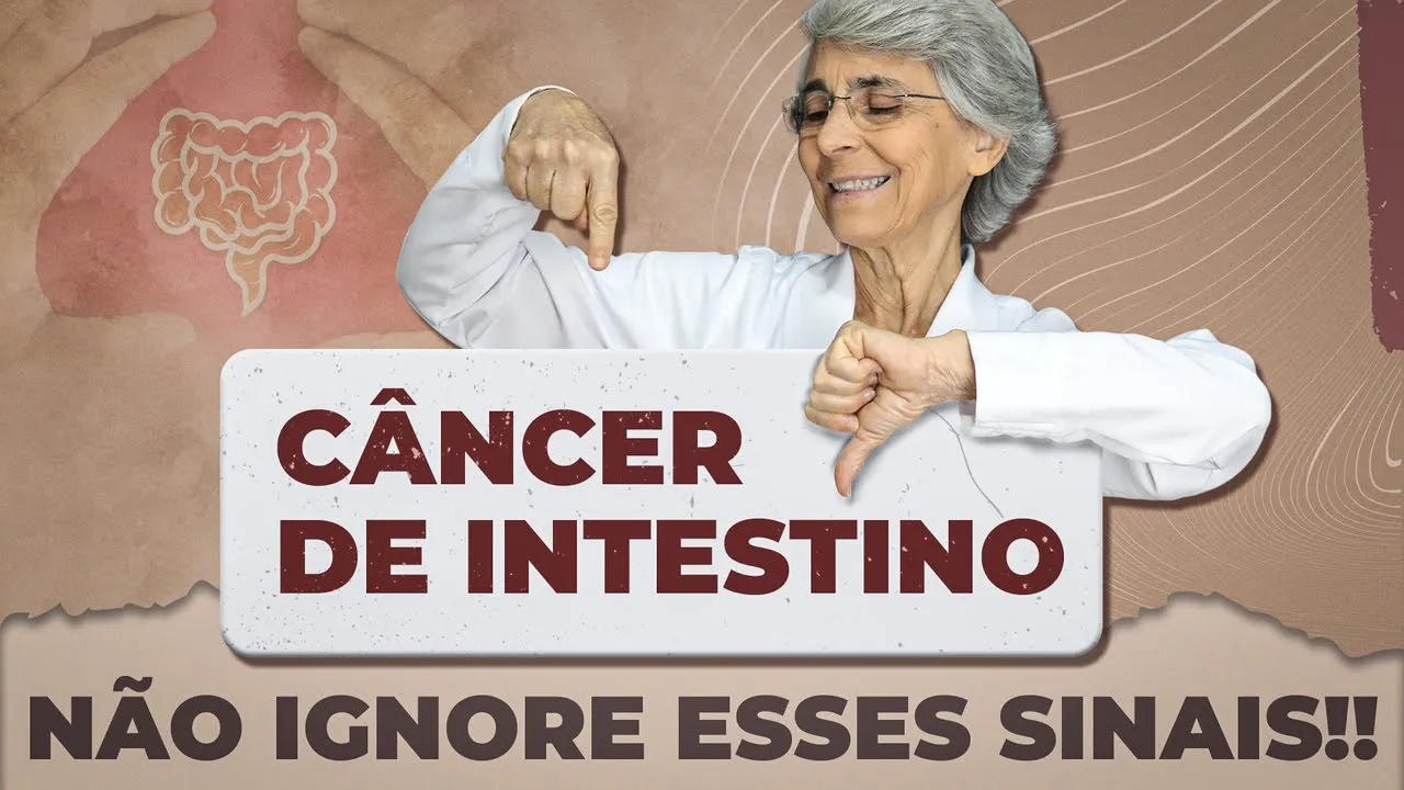 Imagem video aula doutora angela xavier saude tratamentos cancer no intestino nao ignore esses sinais.webp