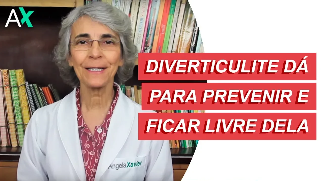 Imagem video aula doutora angela xavier saude tratamentos diverticulite da para prevenir e ficar livre dela.webp