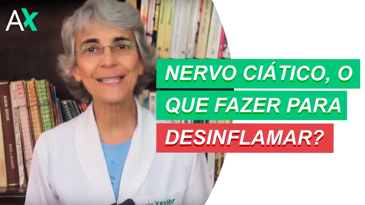 Imagem video aula doutora angela xavier saude tratamentos nervo ciatico o que fazer para desinflamar.webp