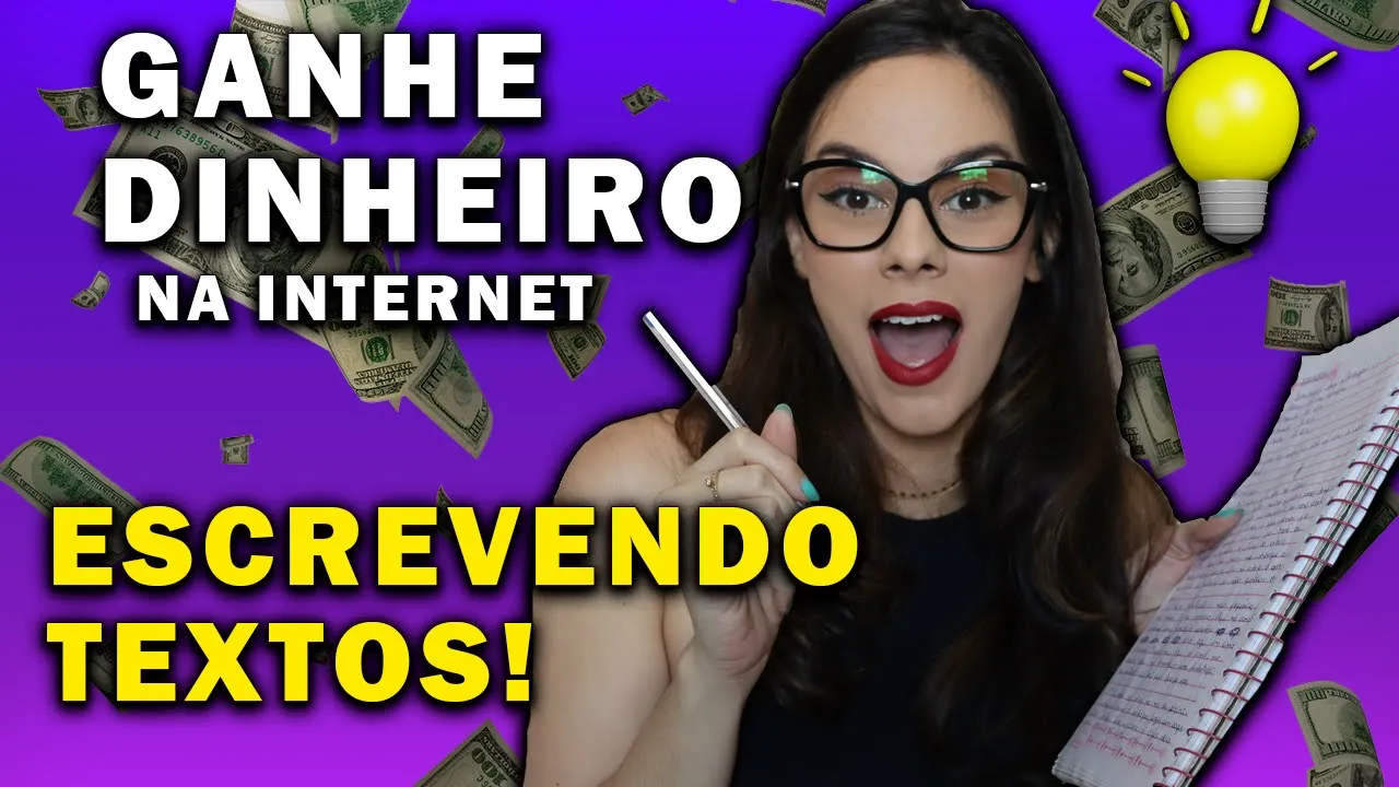 Imagem video aula elisa miranda freelancer como ganhar dinheiro hoje na internet escrevendo textos seja um copywriter.webp