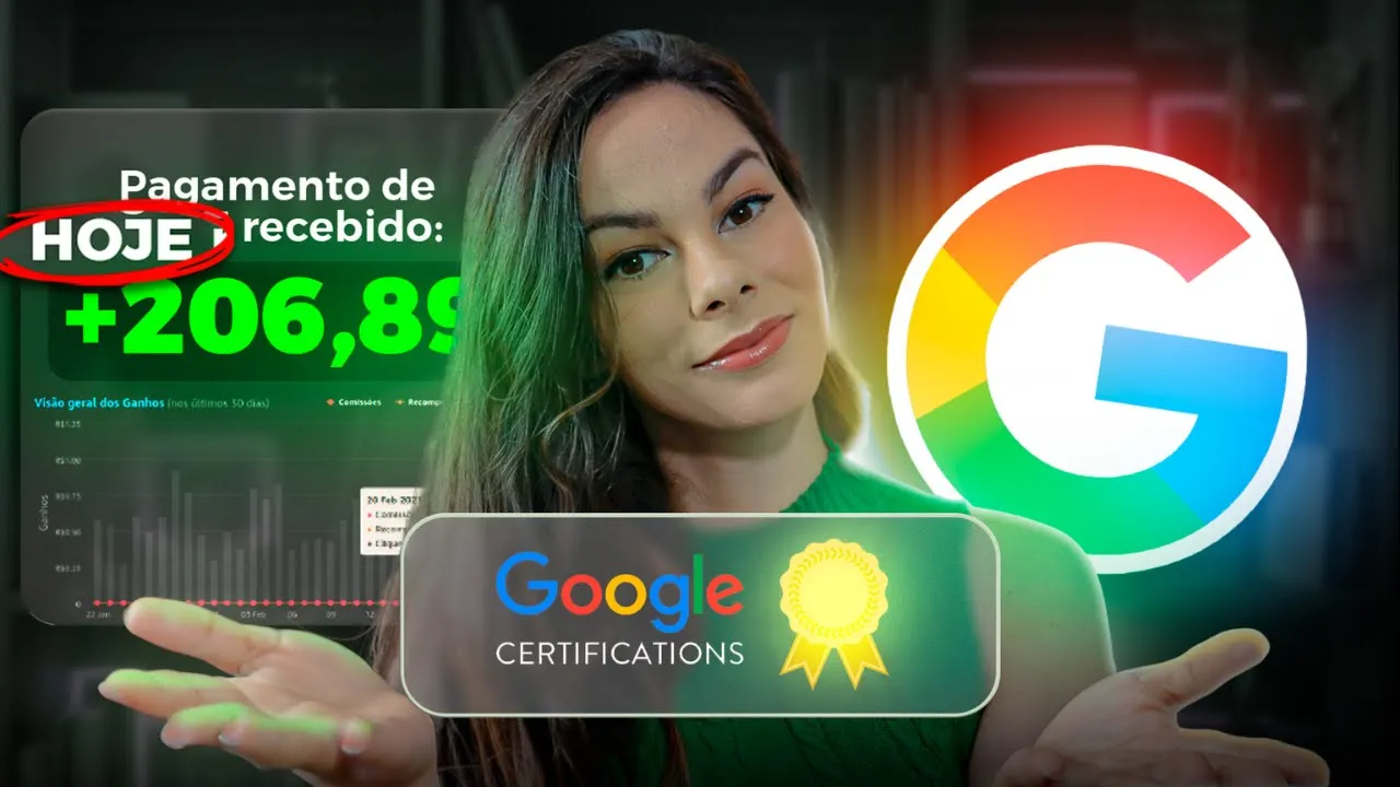 Imagem video aula elisa miranda freelancer como ganhar r200 por dia com certificados gratuitos do google.webp