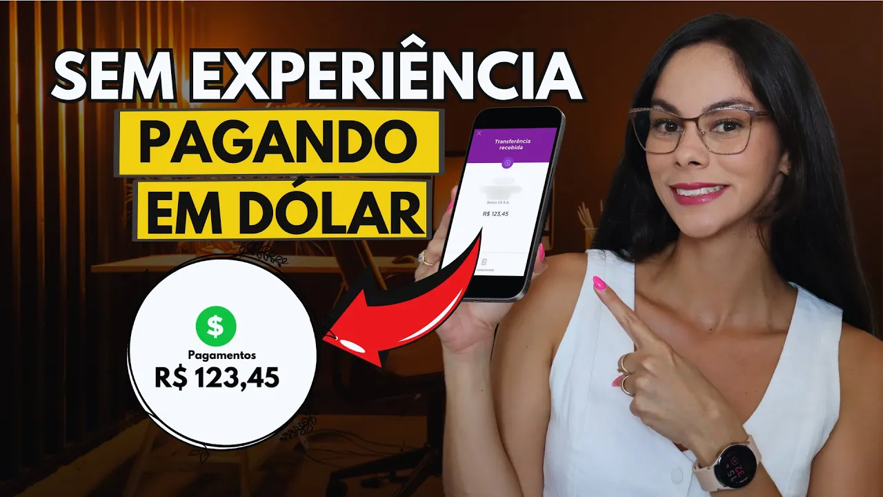 Imagem video aula elisa miranda freelancer muito simples comece agora 3 sites que pagam em dolar dinheiro online.webp