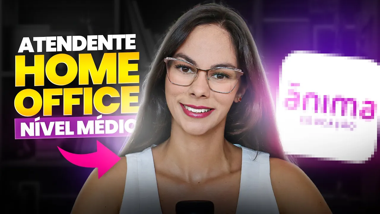 Imagem video aula elisa miranda home office anima contratando atendente home office com nivel medio e sem experiencia.webp