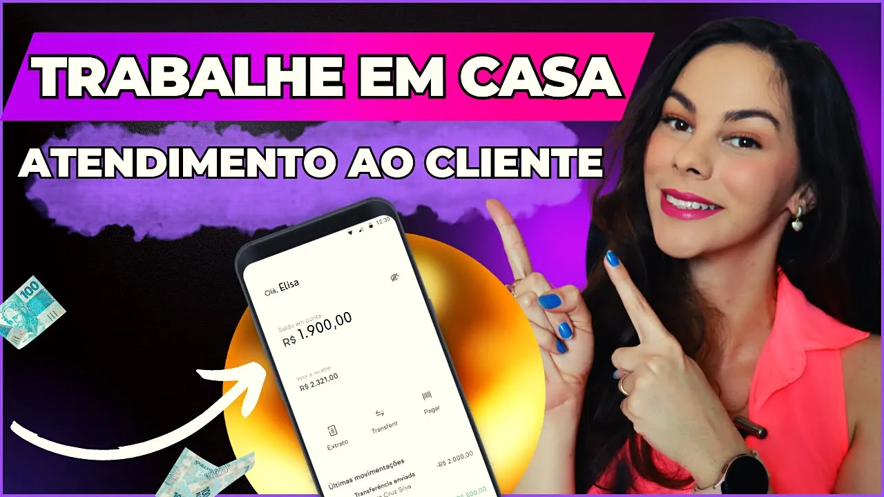 Imagem video aula elisa miranda home office salarios a partir de r 190000 por mes de atendimento ao cliente em home office clt 2023.webp