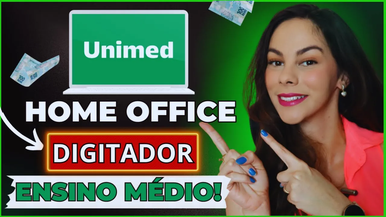 Imagem video aula elisa miranda home office unimed esta contratando em home office ensino medio 70 vagas de emprego disponiveis digitador.webp