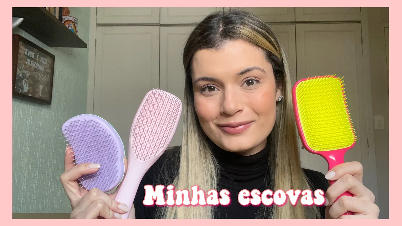 Imagem video aula paula rabelo cabelo loiro escovas de cabelo qual escolher paula rabelo.webp