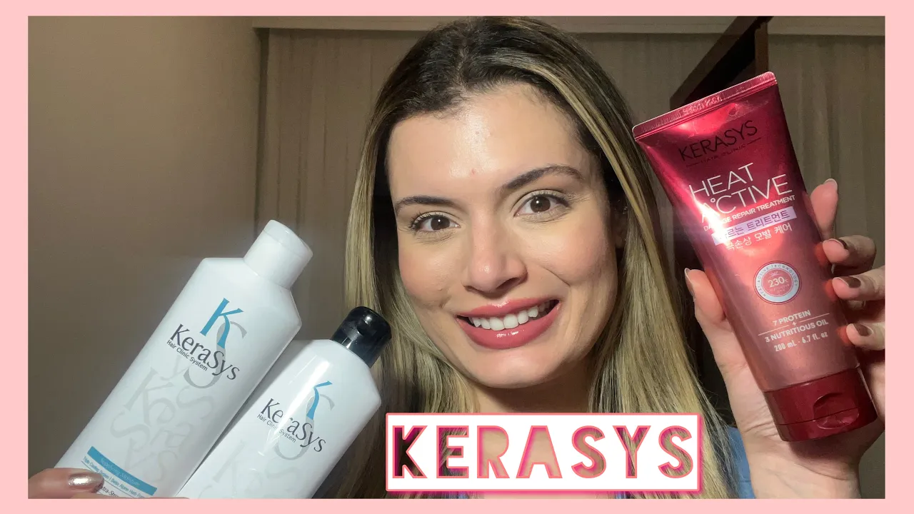 Imagem video aula paula rabelo cabelo loiro kerasys moisture e leave in heat active paula rabelo.webp