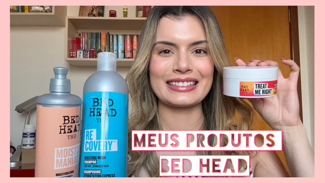Imagem video aula paula rabelo cabelo loiro meus produtos bed head paula rabelo.webp