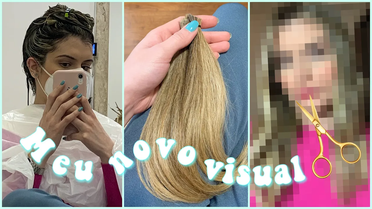 Imagem video aula paula rabelo cabelo loiro minha transformacao cortei 26 cm paula rabelo.webp