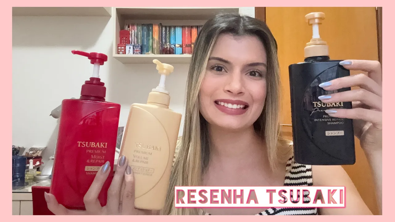 Imagem video aula paula rabelo cabelo loiro resenha das 3 linhas tsubaki paula rabelo.webp