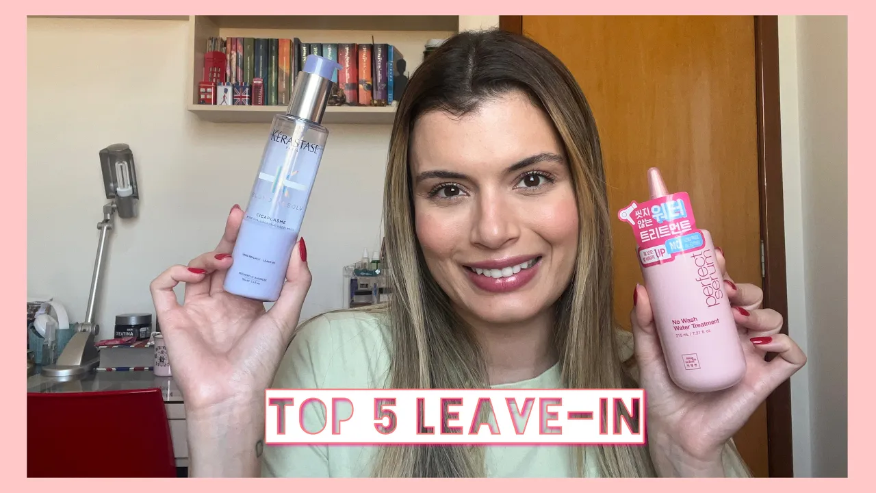 Imagem video aula paula rabelo cabelo loiro top 5 leave in do momento paula rabelo.webp