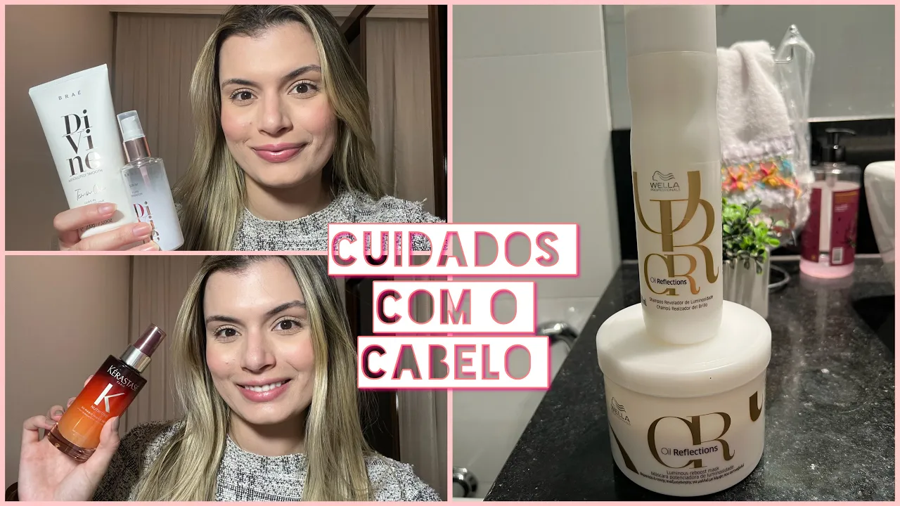 Imagem video aula paula rabelo cabelo loiro uma semana cuidando do cabelo pos selagem paula rabelo.webp