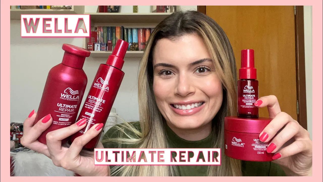 Imagem video aula paula rabelo cabelo loiro wella ultimate repair paula rabelo.webp
